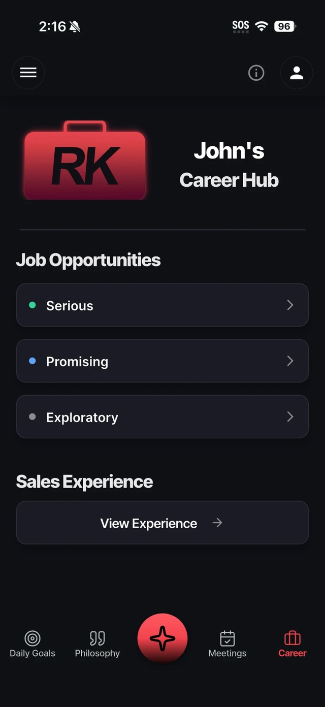 Career Hub in RepKit